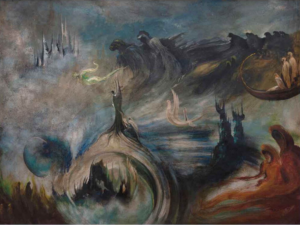 Sofía Bassi: "Alegoría de espíritus" (1972).