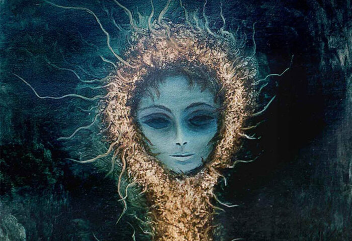 Sofía Bassi: "Autorretrato" (1966), detalle.