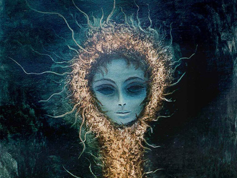 Sofía Bassi: "Autorretrato" (1966), detalle.