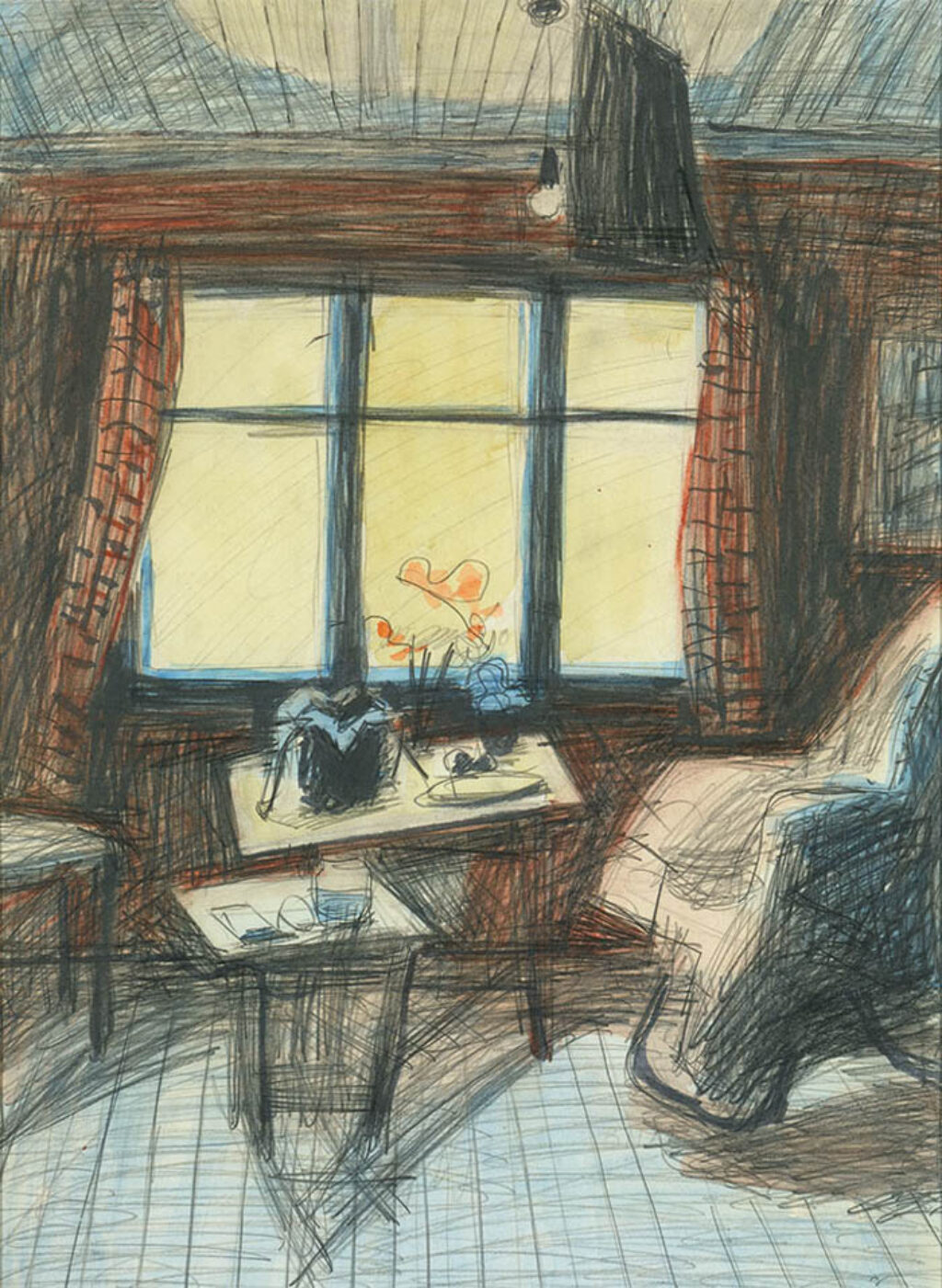 Tatyana Shishmareva: "Interior. Una mañana de otoño" (1963).