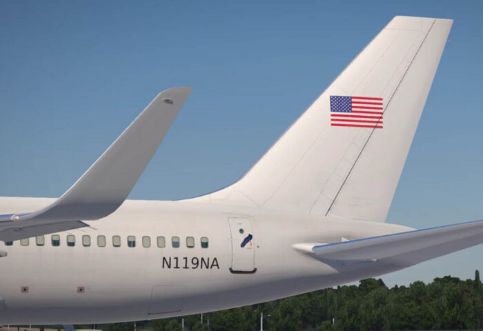 Boeing 757 del Departamento de Justicia estadounidense.