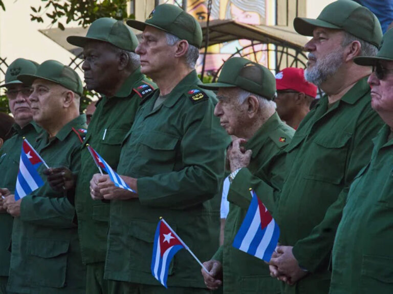 Dirigentes cubanos en el aniversario de la “Proclamación del Carácter Socialista de la Revolución", abril de 2026.