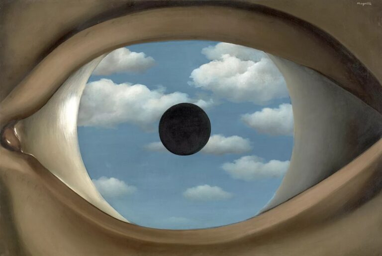 "El Espejo falso", de Magritte, 1928