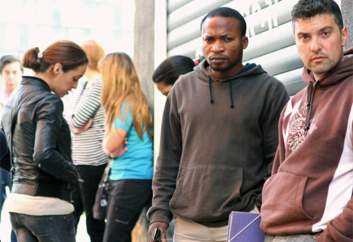 Inmigrantes en España.