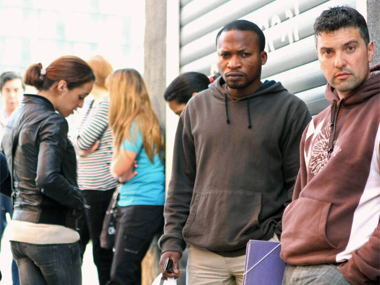 Inmigrantes en España.