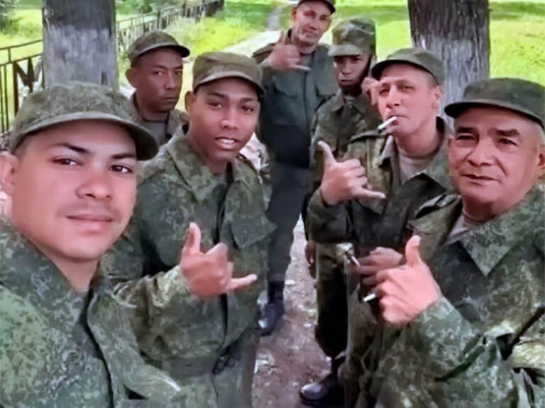 Mercenarios cubanos al servicio de Rusia en la guerra de Ucrania.