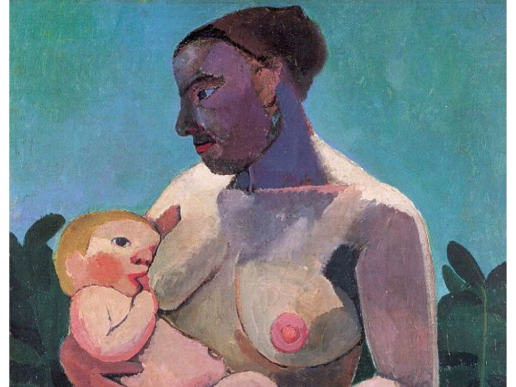 Paula Modersohn-Becker: "Madre y niño" (1907).