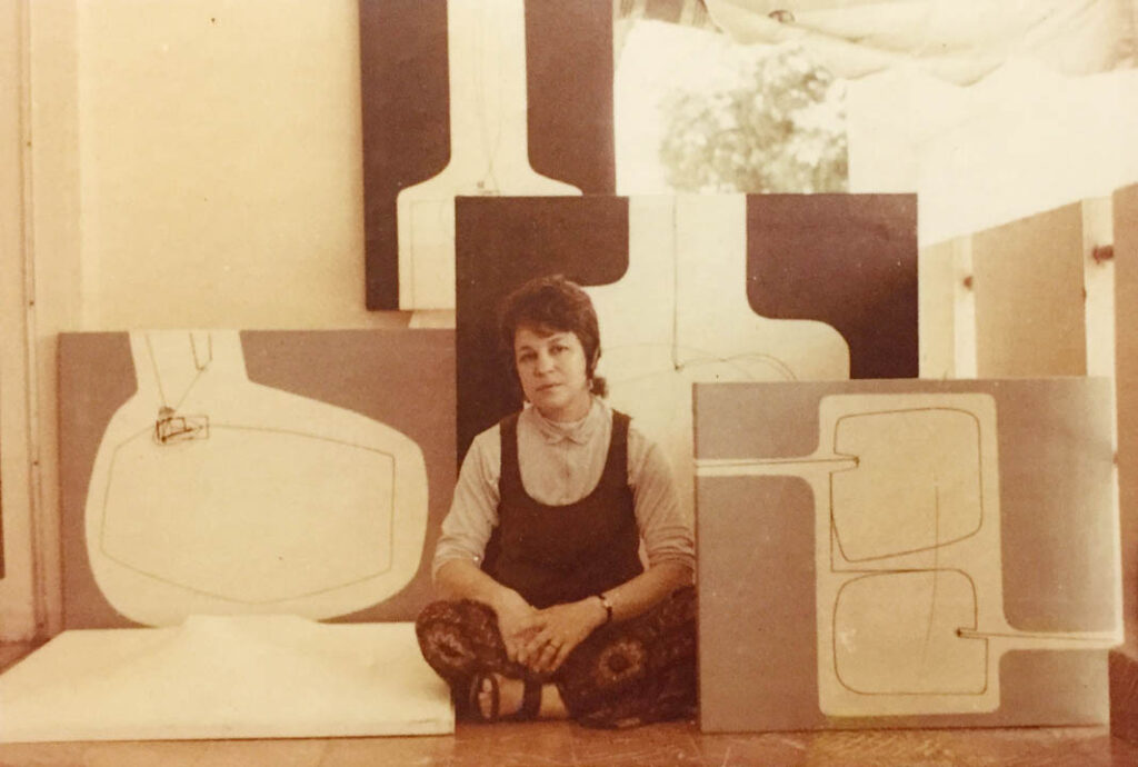 Zilia Sánchez en San Juan, 1971.