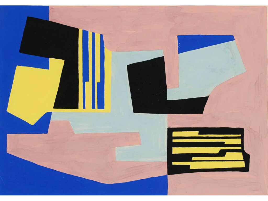 Areceli Gilbert: "Composición concreta" (1955).