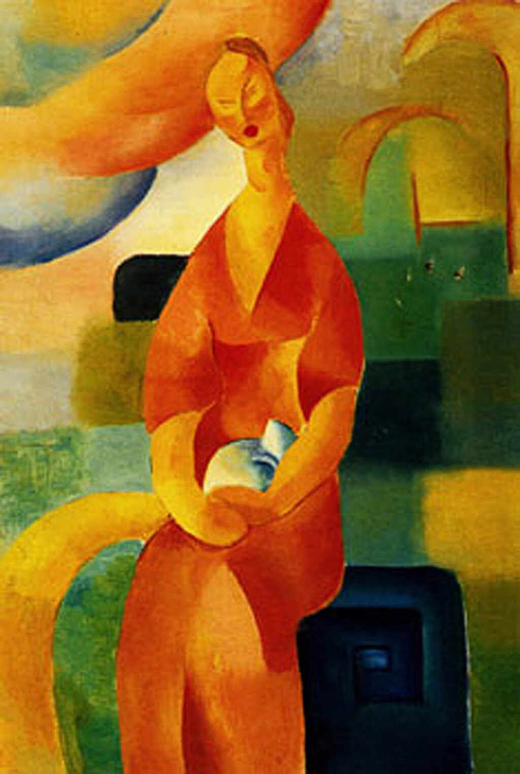 Areceli Gilbert: "Mujer sentada" (ca. 1937).