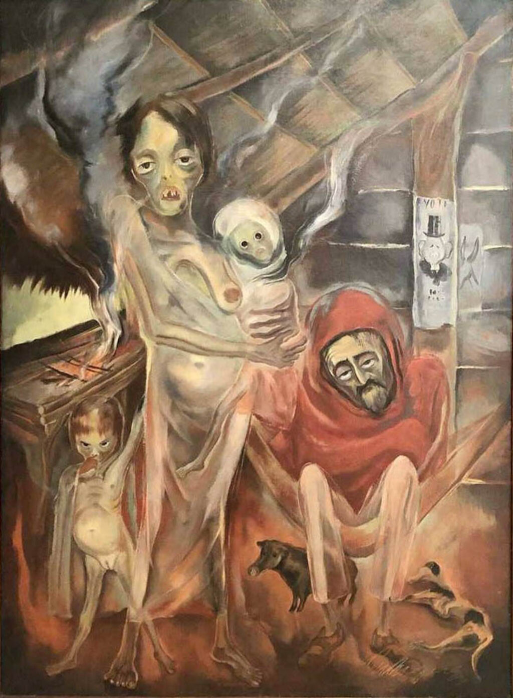 Carlos Enríquez: "Campesinos felices" (1938).