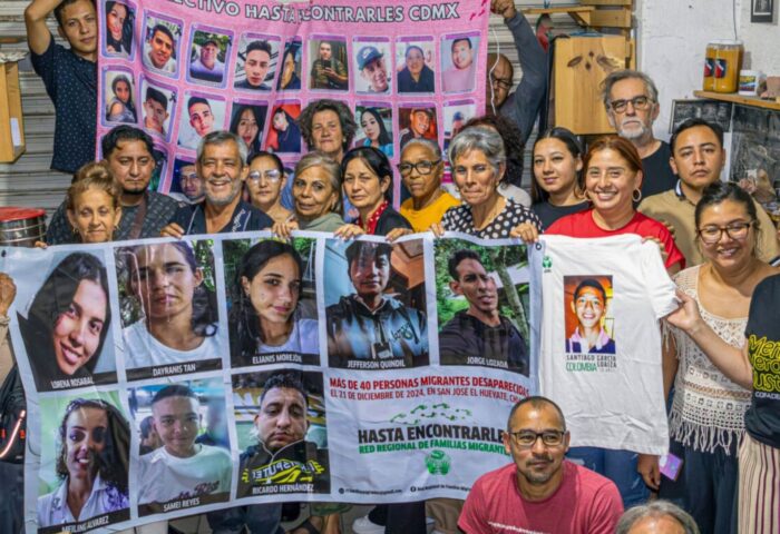 Familias cubanas e integrantes del Colectivo de Madres Migrantes