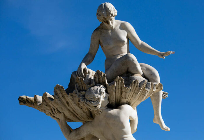 Lola Mora: "La fuente de Las Nereidas" (1903), detalle.
