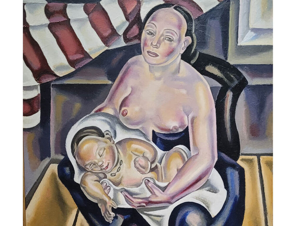 María Blanchard: "Maternidad" (1924), detalle.