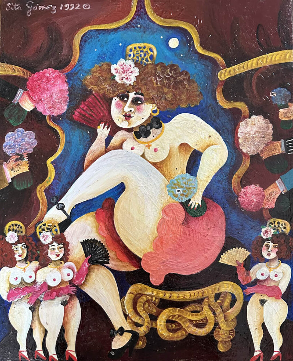 Sita Gómez: "Chica de espectáculo española" (1992).
