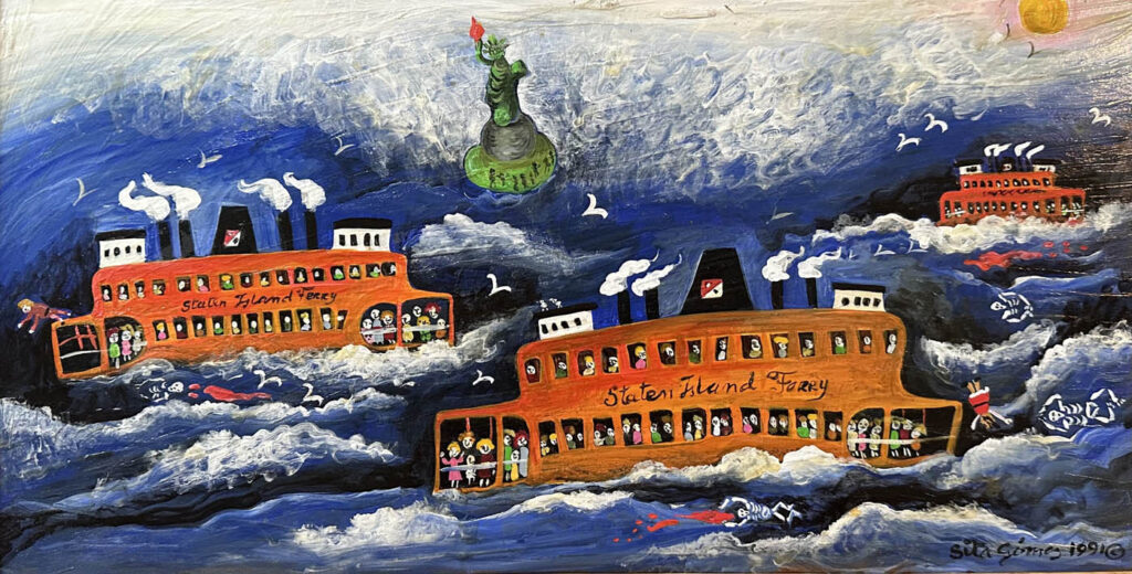 Sita Gómez: "Ferry de Staten Island" (1991).
