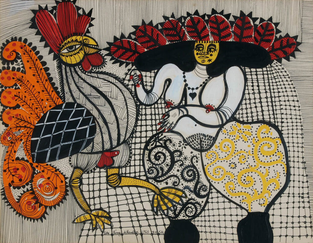 Sita Gómez: "La dama y el gallo" (1965).