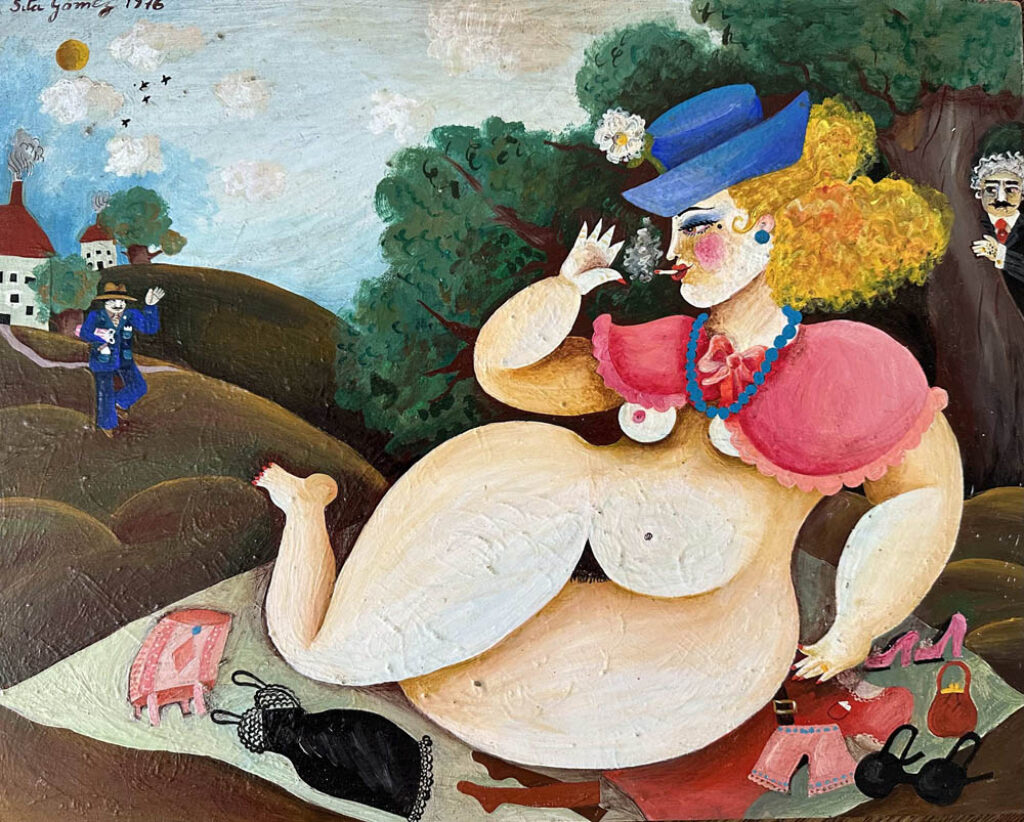 Sita Gómez: "La mujer adúltera" (1976).