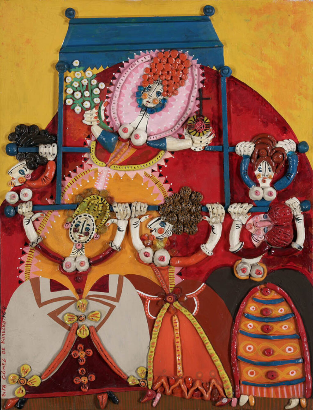 Sita Gómez: "La reina Elizabeth I y algunas de sus damas" (1964).