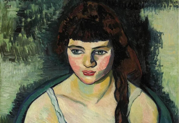 Suzanne Valadon: "Victoria" (1919), detalle.