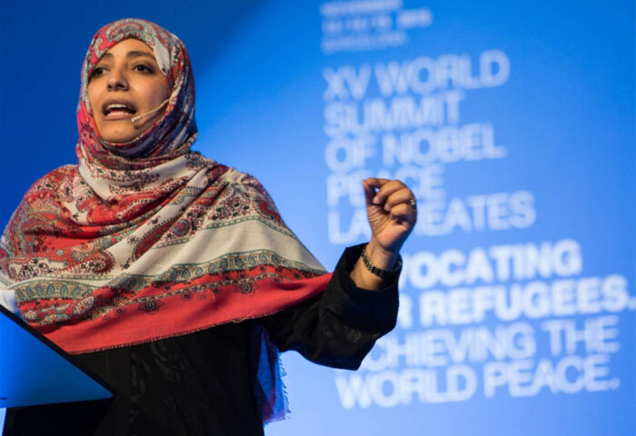 Tawakkul Karman, Premio Nobel de la Paz 2011.