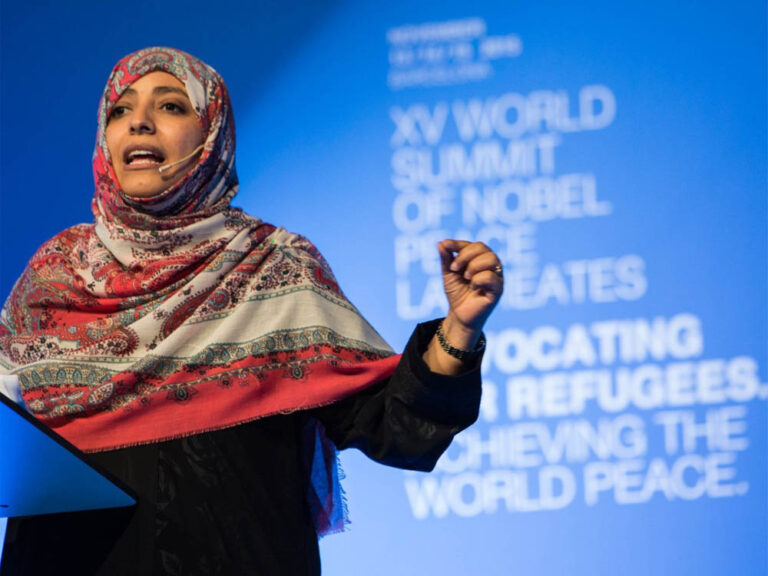 Tawakkul Karman, Premio Nobel de la Paz 2011.