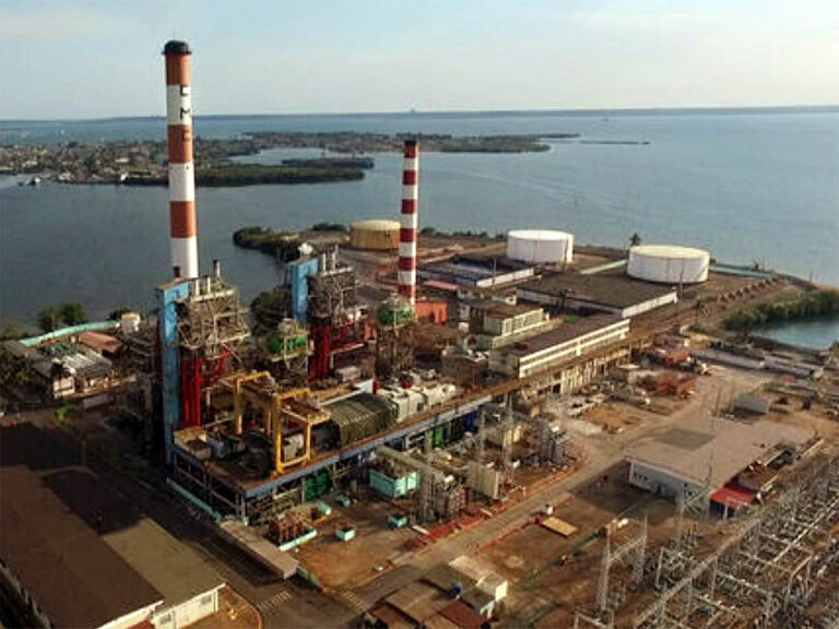 Termoeléctrica Carlos Manuel de Céspedes, Cienfuegos.