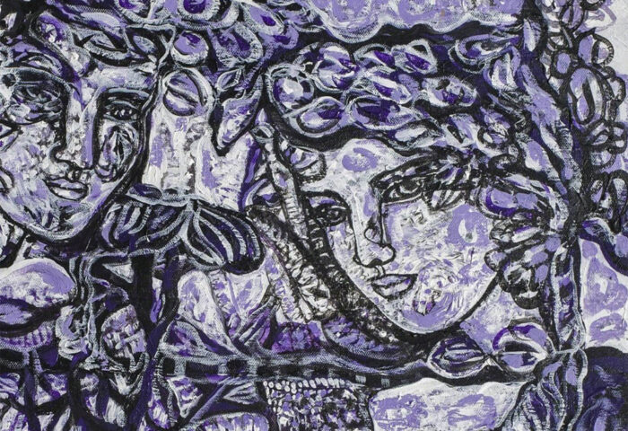 Zaida del Río: "Abanico de mar" (2011), detalle.