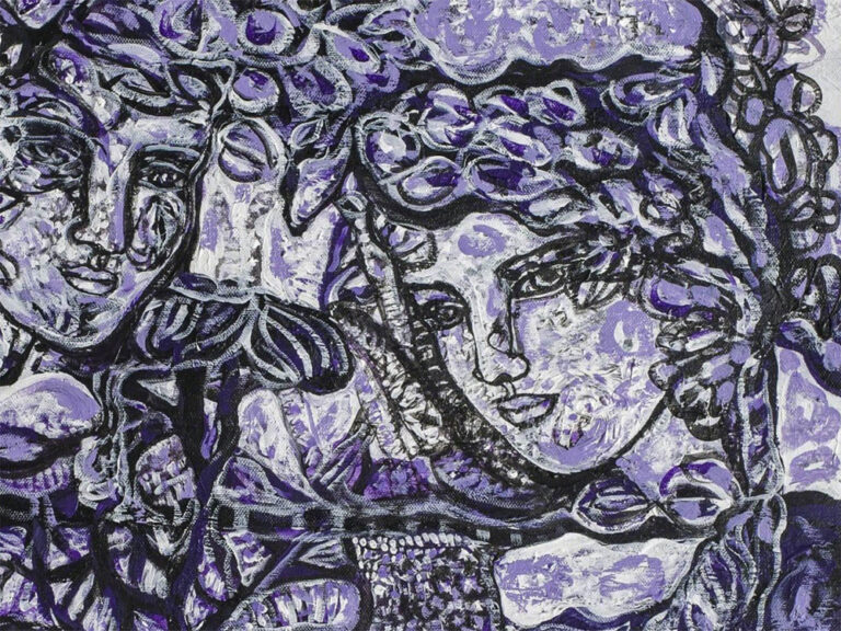 Zaida del Río: "Abanico de mar" (2011), detalle.