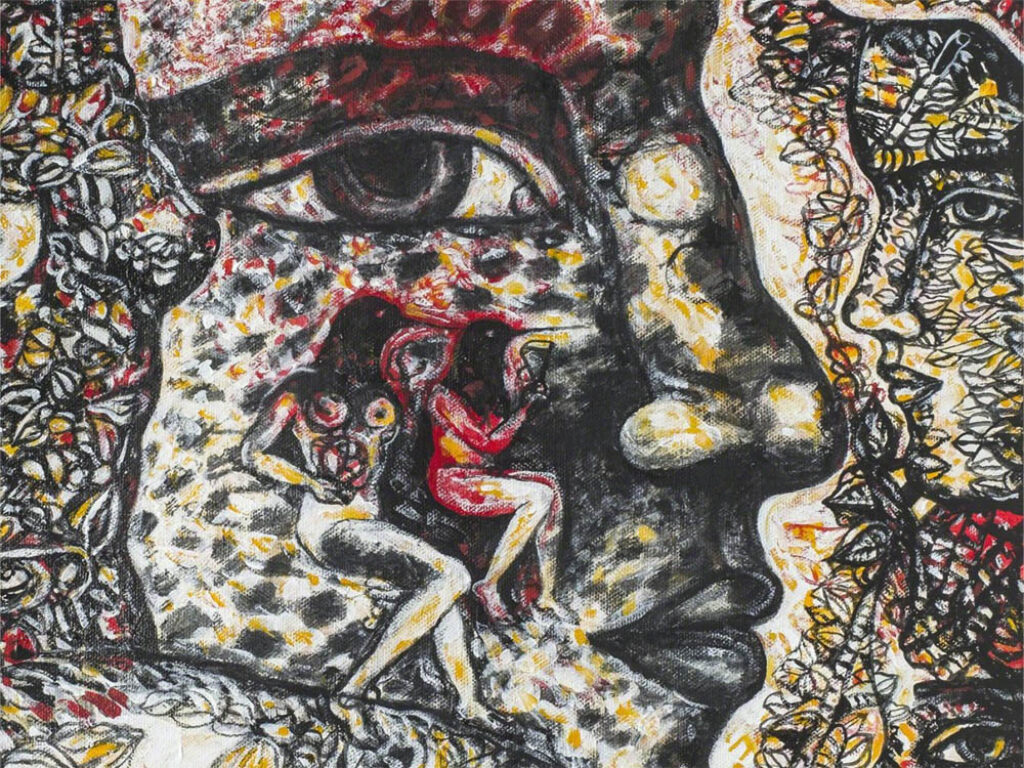 Zaida del Río: "Las protecciones" (2016), detalle.