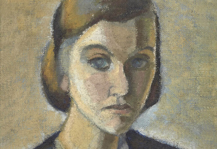 Amalia Nieto: "Autorretrato" (1930), detalle.