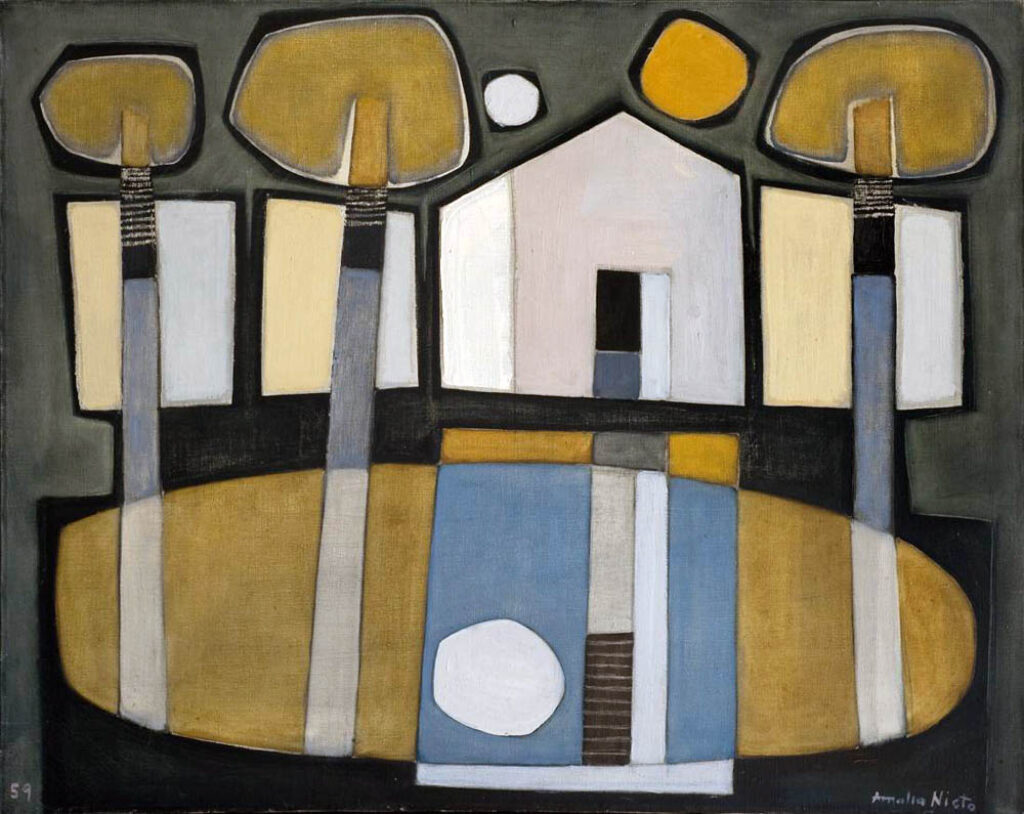 Amalia Nieto: "La luna en la plaza" (1959).