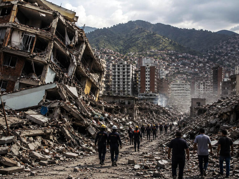Devastación en Venezuela tras los fuertes terremotos del 24 de junio de 2026.