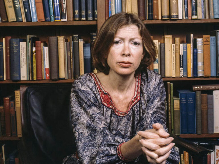 Joan Didion en Berkeley, California, abril de 1981. Foto: Janet Fries