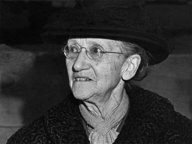 Emily Greene Balch, Premio Nobel de la Paz en 1946.