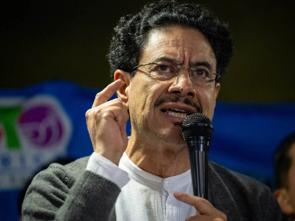 Iván Cepeda, candidato de la izquierda a las elecciones presidenciales de Colombia. Foto: Nathalia Angarita