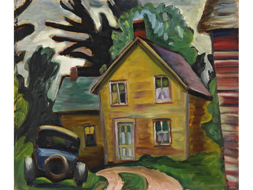 Prudence Heward: "Finca y automóvil" (1933).
