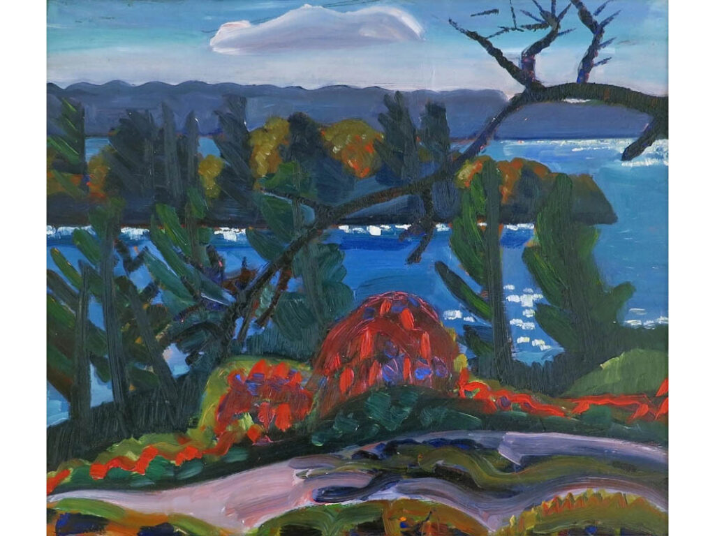 Prudence Heward: "Vista de Needle's Eye desde Fernbank" (ca. 1942).