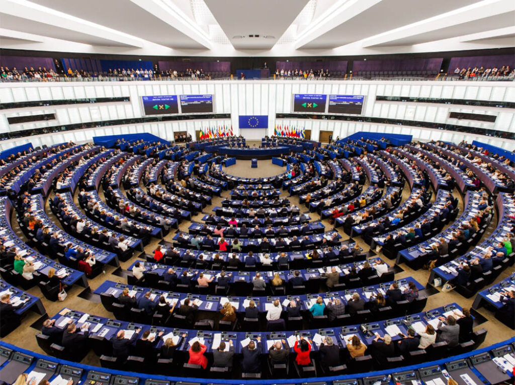 Sesión del Parlamento Europeo.