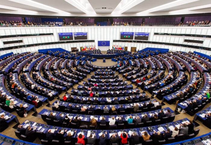 Sesión del Parlamento Europeo.