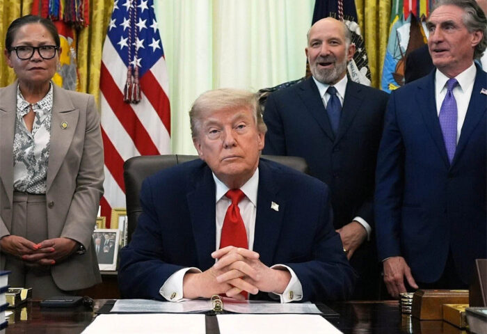 Trump anuncia un acuerdo de paz con Irán, 11 de junio de 2026. Foto: Jacquelyn Martin / AP