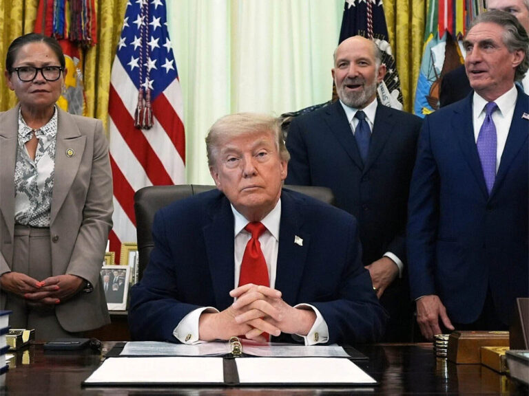 Trump anuncia un acuerdo de paz con Irán, 11 de junio de 2026. Foto: Jacquelyn Martin / AP