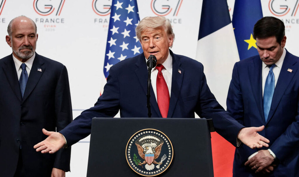 Trump asegura en la cumbre del G7 que bombardeará a Irán si no cumple el acuerdo.