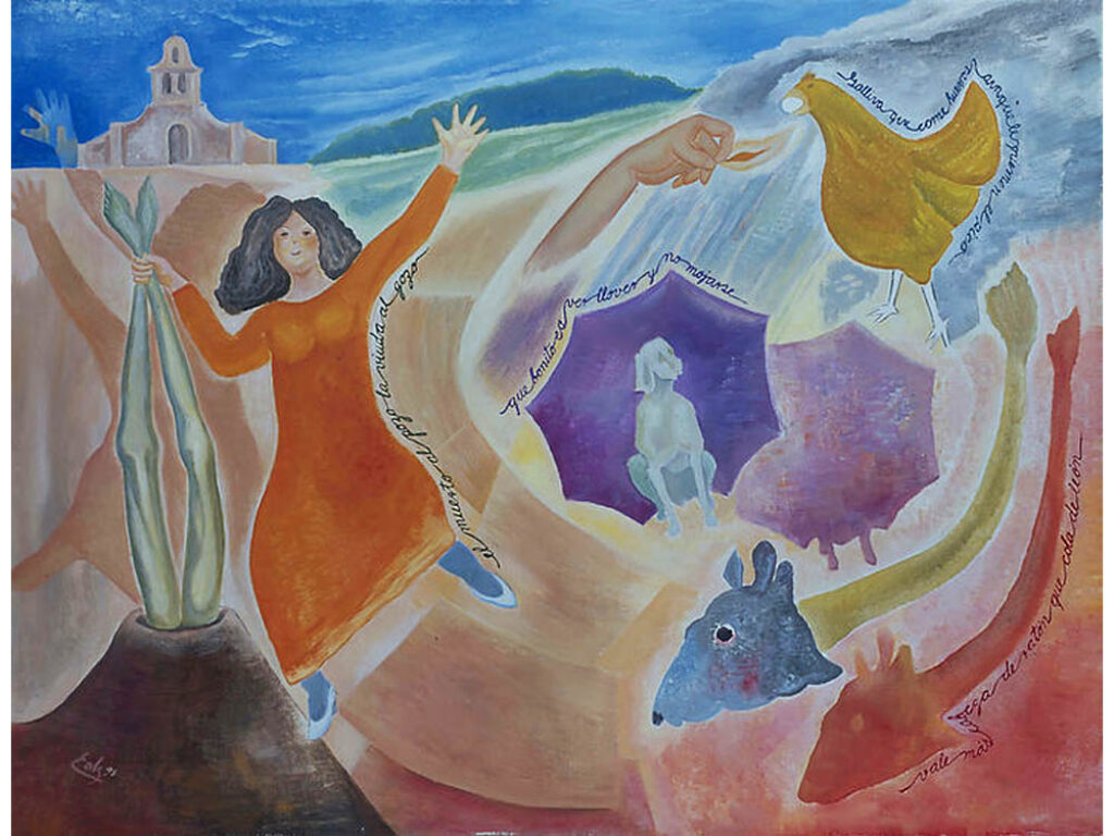 Emilia Ortiz: "El muerto al pozo y la viuda al gozo" (1995).