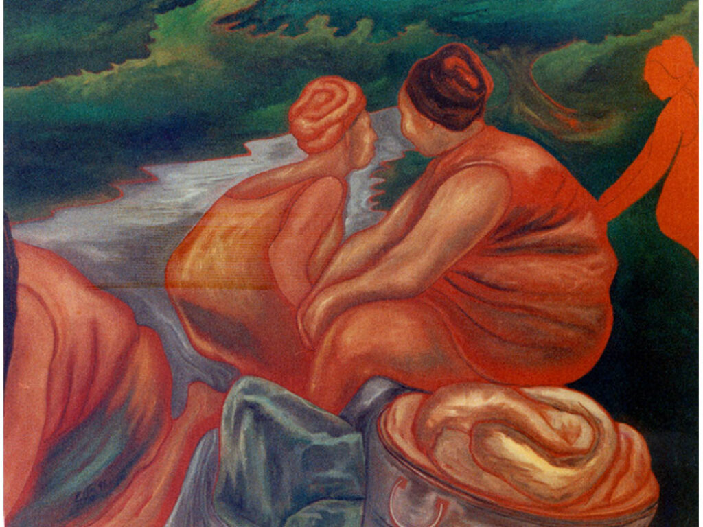 Emilia Ortiz: "Mujeres en el río" (1991).