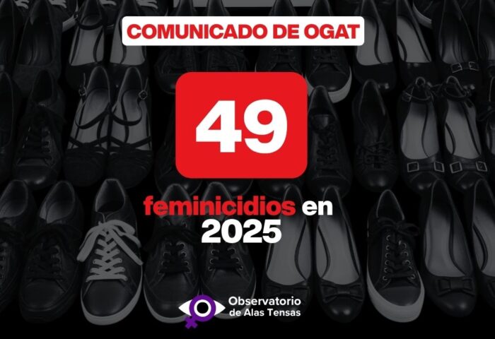 comunicado de ogat sobre feminicidios en 2025